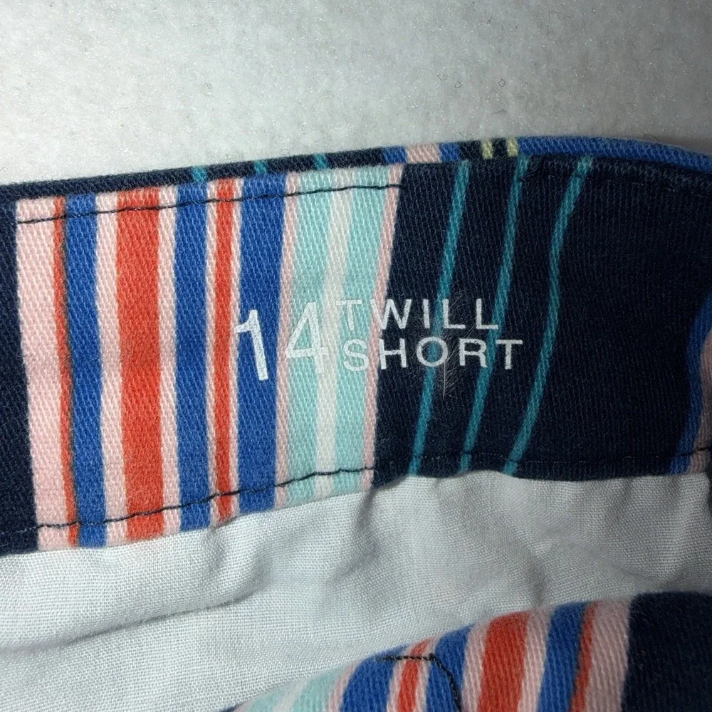 a.n.a. New Approach Striped Twill Shorts ~‎ Women's Size 14